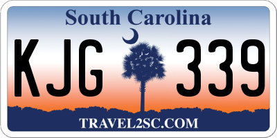 SC license plate KJG339