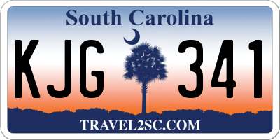 SC license plate KJG341