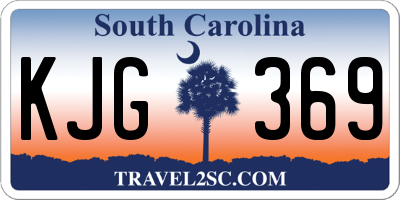SC license plate KJG369