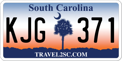 SC license plate KJG371