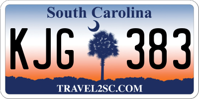 SC license plate KJG383