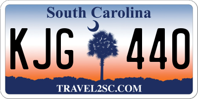 SC license plate KJG440