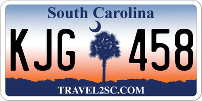 SC license plate KJG458