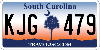 SC license plate KJG479