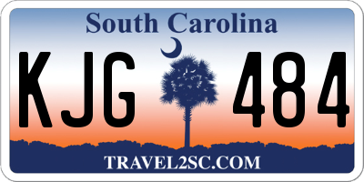 SC license plate KJG484