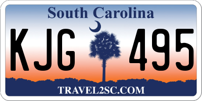 SC license plate KJG495