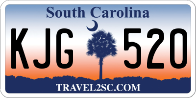 SC license plate KJG520