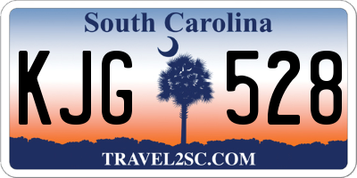 SC license plate KJG528