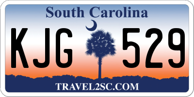 SC license plate KJG529