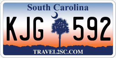 SC license plate KJG592