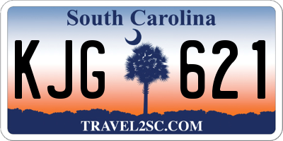 SC license plate KJG621