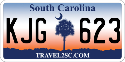 SC license plate KJG623