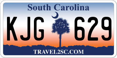 SC license plate KJG629