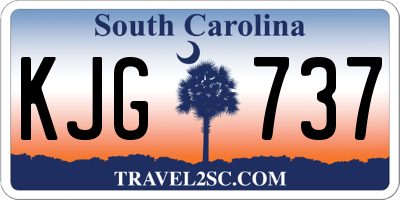 SC license plate KJG737