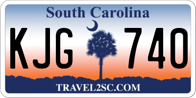 SC license plate KJG740