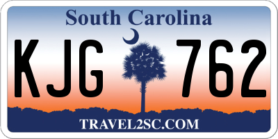 SC license plate KJG762