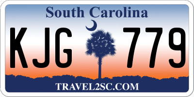 SC license plate KJG779