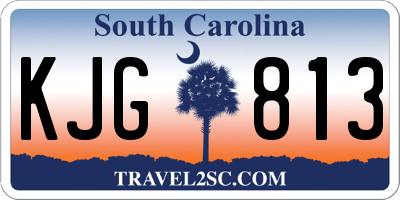 SC license plate KJG813