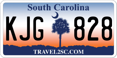 SC license plate KJG828