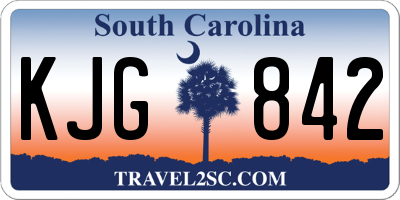 SC license plate KJG842