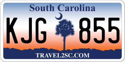 SC license plate KJG855