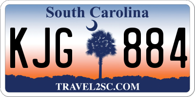 SC license plate KJG884
