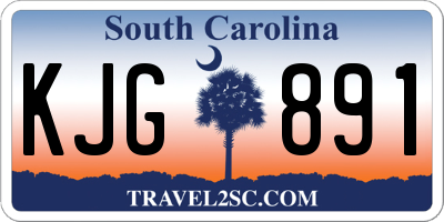 SC license plate KJG891