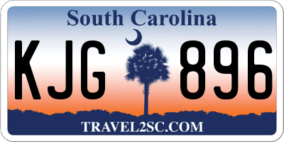 SC license plate KJG896