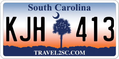 SC license plate KJH413
