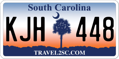 SC license plate KJH448