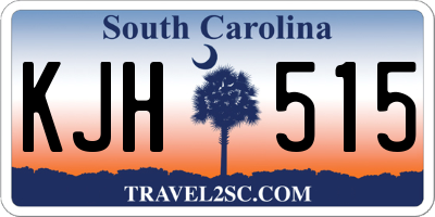 SC license plate KJH515