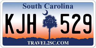 SC license plate KJH529