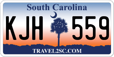 SC license plate KJH559