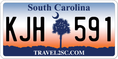SC license plate KJH591