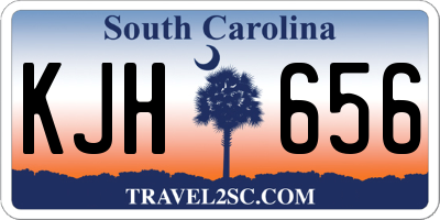 SC license plate KJH656