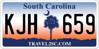 SC license plate KJH659