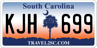 SC license plate KJH699