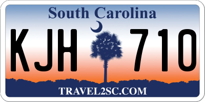 SC license plate KJH710
