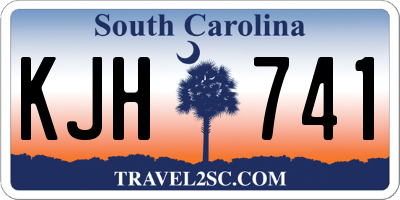 SC license plate KJH741