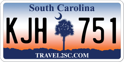 SC license plate KJH751