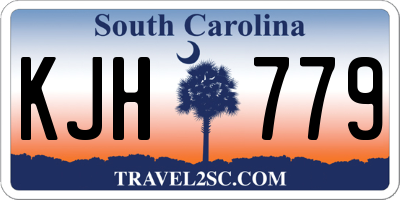 SC license plate KJH779