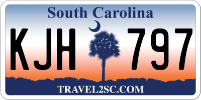 SC license plate KJH797