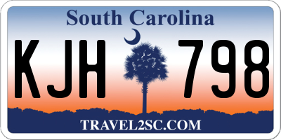 SC license plate KJH798