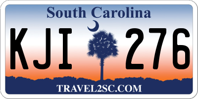 SC license plate KJI276