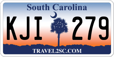 SC license plate KJI279