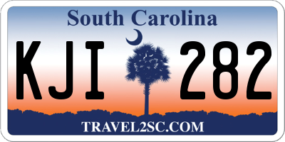 SC license plate KJI282