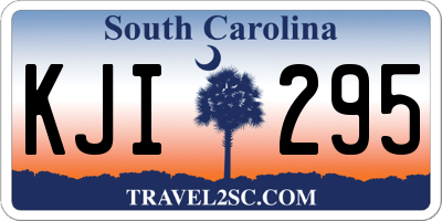 SC license plate KJI295