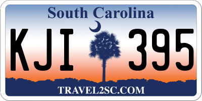 SC license plate KJI395
