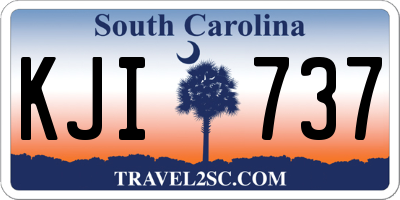 SC license plate KJI737