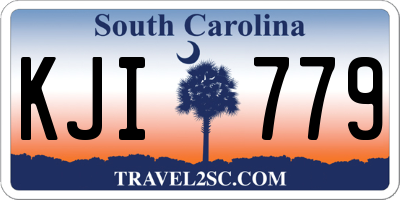 SC license plate KJI779
